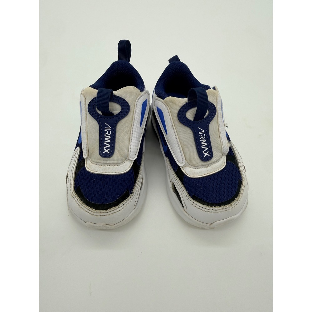 Nike Air Max Excee Toddler Shoes White Navy Blue Sneakers Size 6C